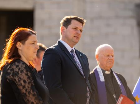 Odprtje novoasfaltiranega dela ceste Špitalič – Okrog (11)